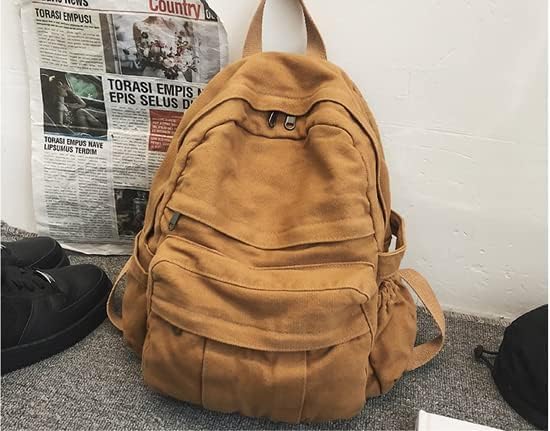 Canvas Backpack for School Vintage