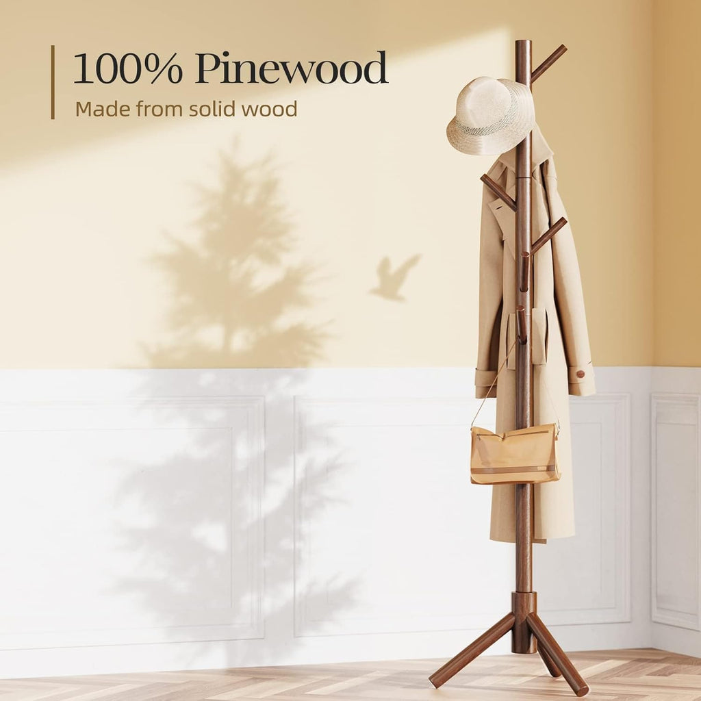 Sturdy Wooden Coat Tree