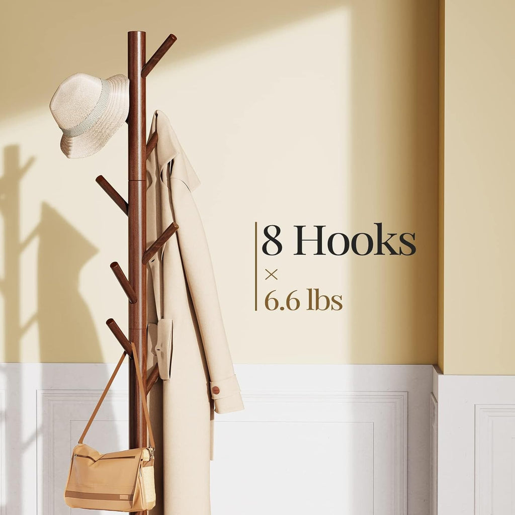 Sturdy Wooden Coat Tree
