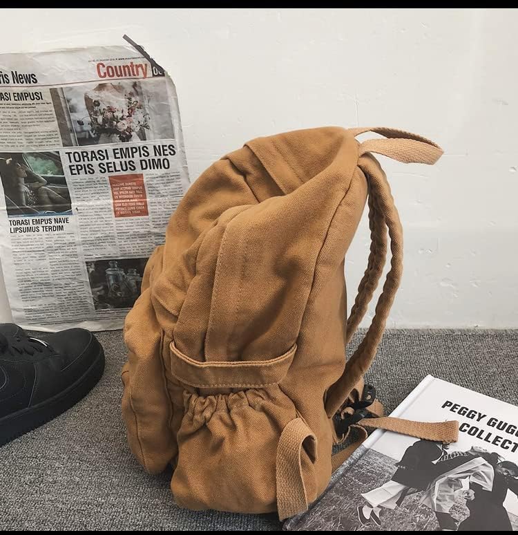 Canvas Backpack for School Vintage
