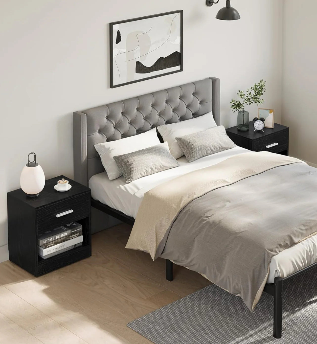 Smart Recognition Nightstand Safe