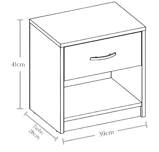 Smart Recognition Nightstand Safe